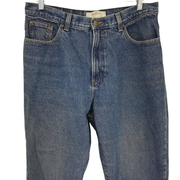 LL Bean Double L Relaxed Fit Flannel Lined Womens Jeans Size 16 Petite Cotton - Picture 5 of 13